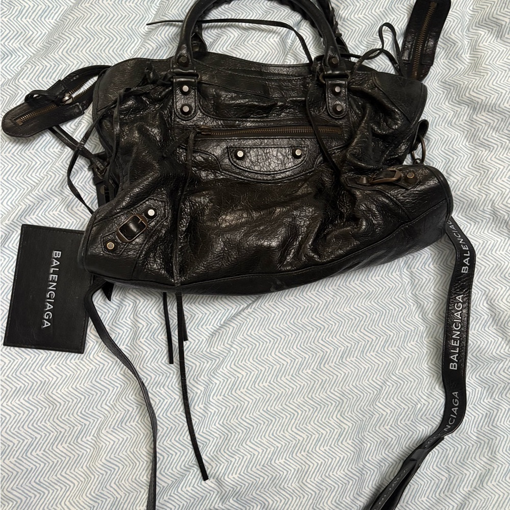 Balenciaga Classic City AJ Black Leather Tote